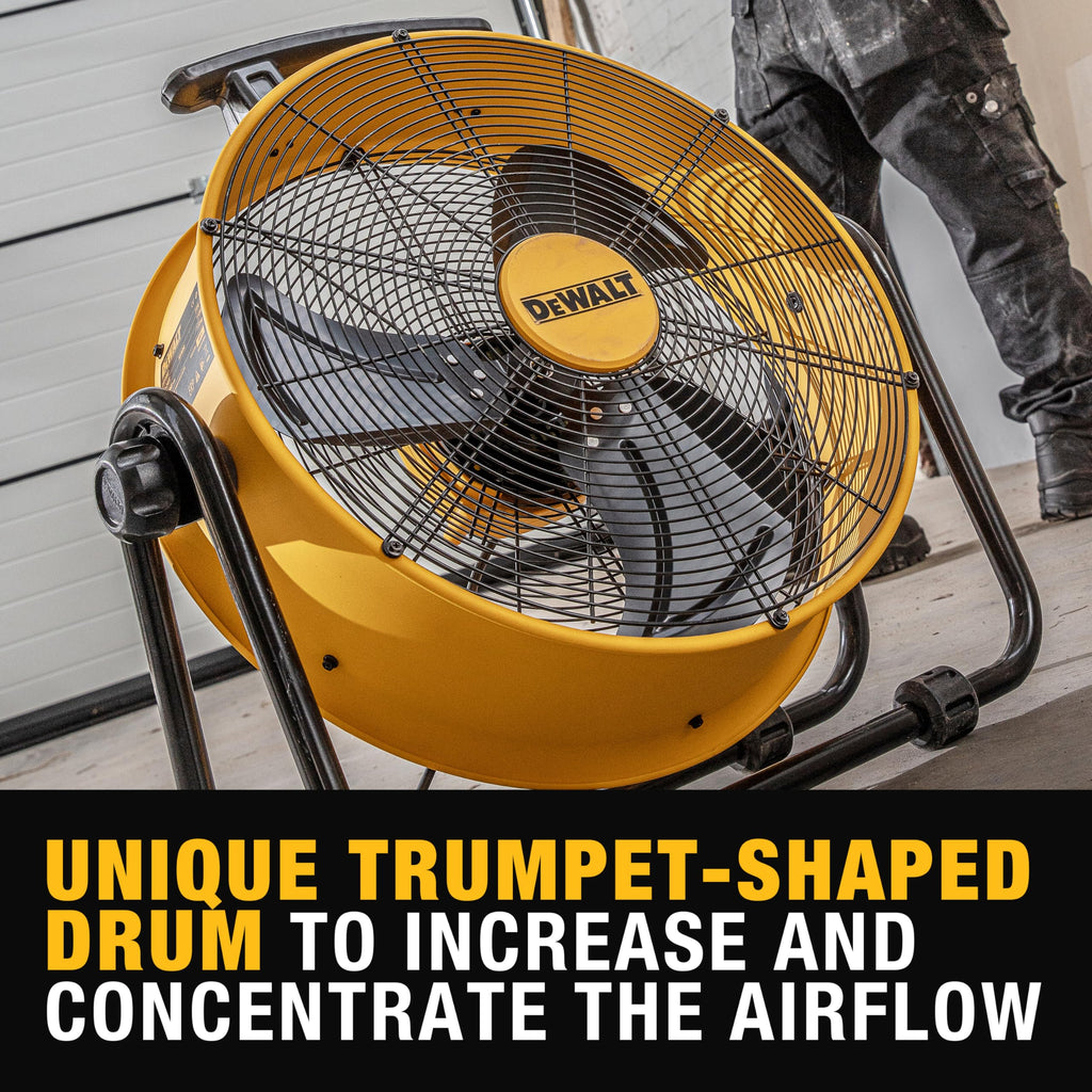 20 Inch Adjustable Tilting Drum Fan Q639