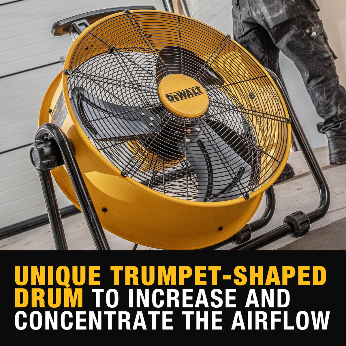 20 Inch Adjustable Tilting Drum Fan Q639