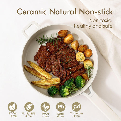 14 Pc Non Stick Ceramic Cookware Set K399734