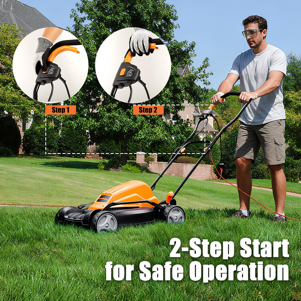 Electric Lawn Mower 12AMP 19-Inch K15682
