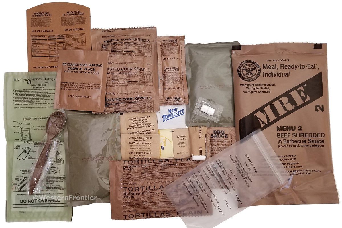 12 Meals Military Surplus Meal Ready to Eat Z648
