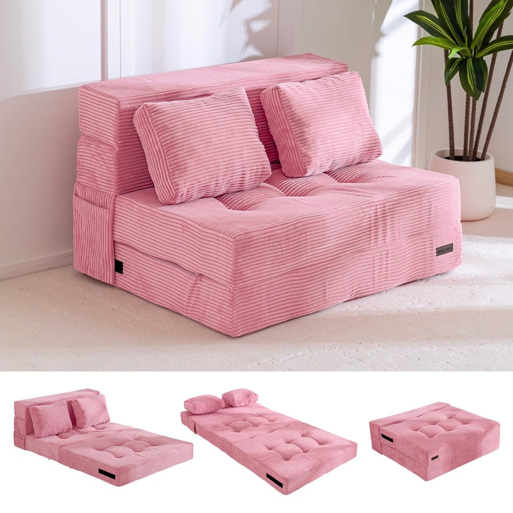 Convertible Sofa Bed with Pillow F4294