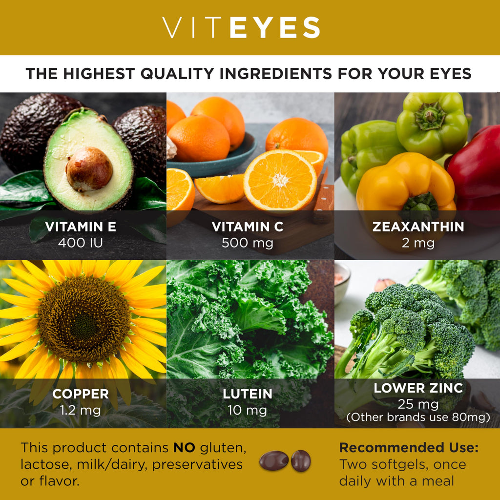 60 Softgels Eye Health Vitamins T5941